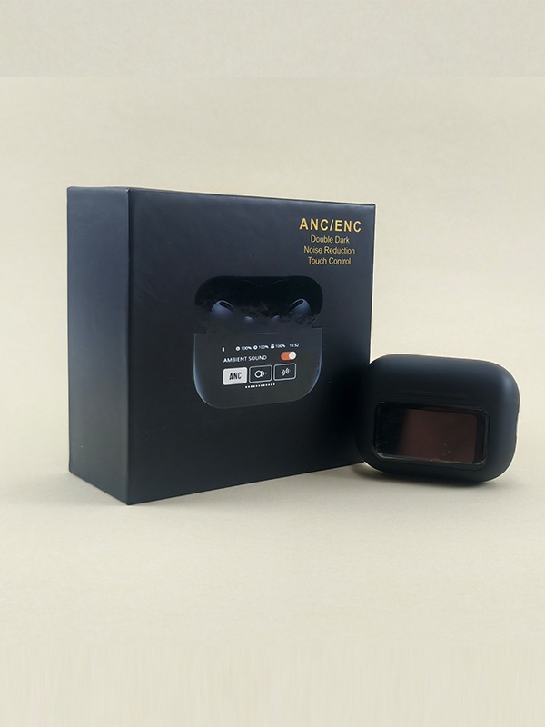 A9 Pro Smart Screen Wireless Earbuds Black